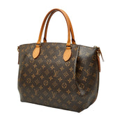 ルイ ヴィトン モノグラム テュレンMM ハンドバッグ M48814 ブラウン PVC レザー レディース LOUIS VUITTON 【中古】